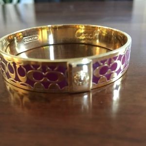 Coach bangle bracelet